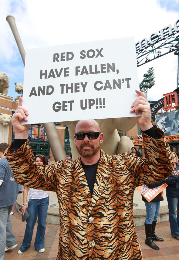 Tigers fan takes a shot at the Sox