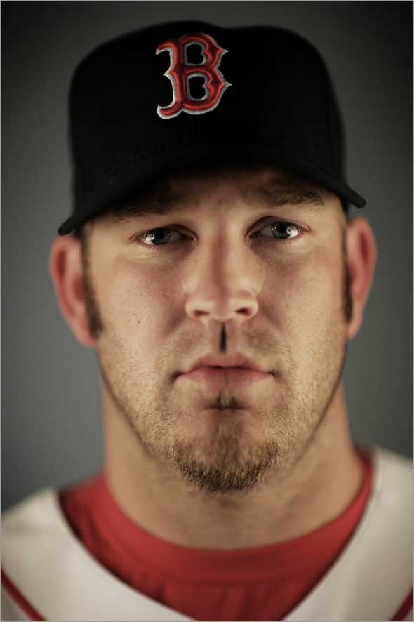 Brad Penny of the Boston Red Sox poses during photo day at the Red Sox spring training complex February 22, 2009 in Fort Myers, Florida