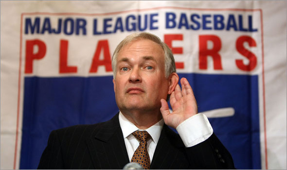 Major League Baseball Players Association Executive Director Donald M. Fehr is stepping down