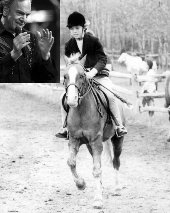Caroline Kennedy age 10 daughter of Mrs. John F. Kennedy puts her mount through the paces as the outdoor horse show season opened at the Gill School in New Vernon NJ in 1968
