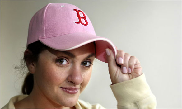 When a friend told Anne Houseman that wearing her pink Red Sox hat meant she was only a 