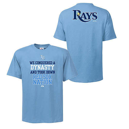 Tampa Bay Rays Conquer T-Shirt by Majestic Athletic