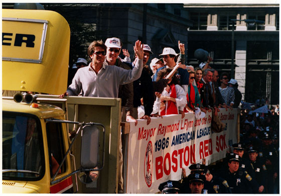 Boston Red Sox 1986 American League Championship celebration