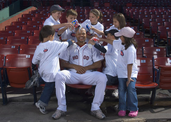 HP Hood, New England's leading dairy products company, announced today that it has signed an agreement with Boston Red Sox center fielder Coco Crisp to serve as a spokesman. The partnership opens the door for Hood to tap Crisp for a variety of promotional and advertising opportunities in support of the company's products and charitable programs.