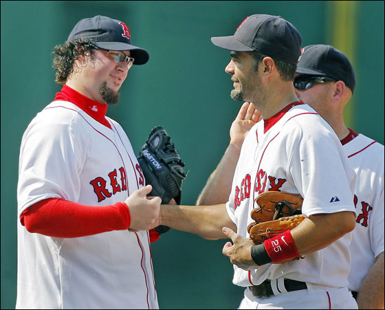 Gagne makes his Fenway debut