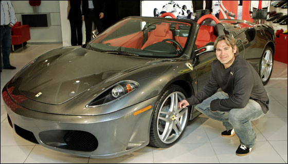 Johnny Damon's Ferrari