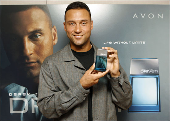 Avon Products, Inc. and New York Yankees shortstop Derek Jeter strike a partnership with the launch of the new fragrance Driven, Monday, July 31, 2006. The fragrance, which becomes available in November, will be offered throughout the United States, Puerto Rico and Canada