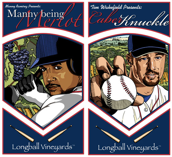 Charity Wines and Charity Hop have teamed with Boston Red Sox superstars to raise
money for their respective charities. For every bottle sold of these charity wines, $1.25
will be donated to the charity of the player�s choice. Additional proceeds from the sale
of this product also benefit the Major League Baseball Players Trust.
