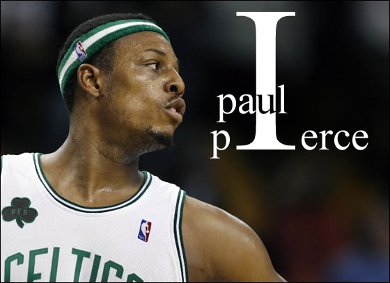 11.13.06: Celtics captain Paul Pierce watches the Magic celebrate just as the final horn sounds in the visitor's victory over Boston. 