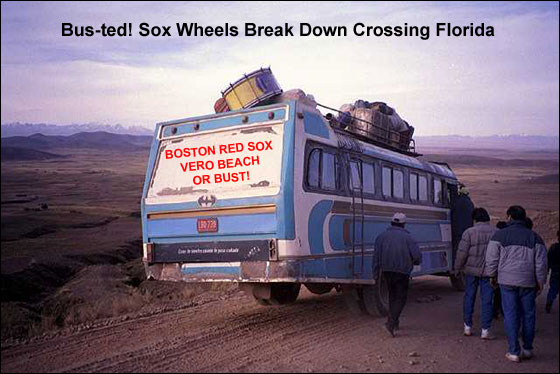 Sox Bus Breaks Down!