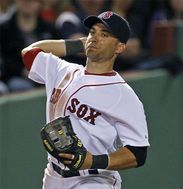 Red Sox SS Marco Scutaro made the key error last night