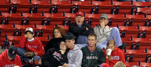 Red Sox during the 9th inning.